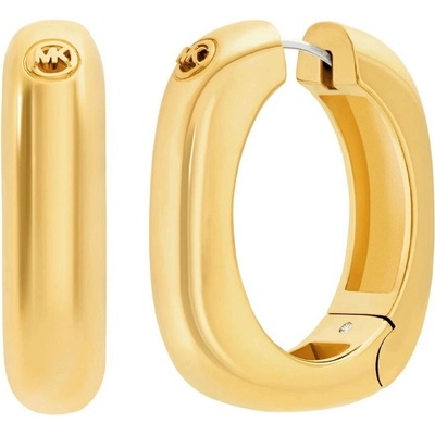Michael Kors Pozlacené oválné náušnice Premium MKJ8603710