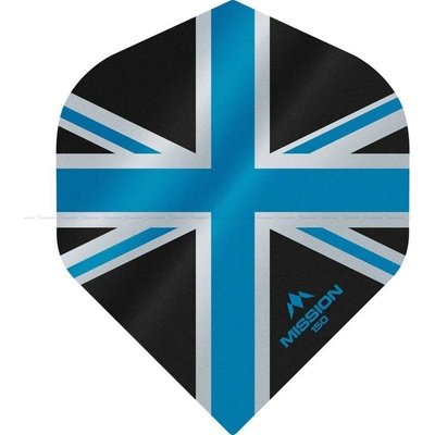 Mission Alliance Union Jack No2 150 micron čierne modré