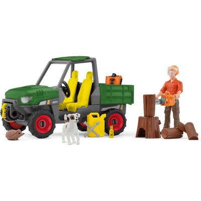 Schleich Игрален комплект Schleich - Дървосекач с автомобил (42659-76193)