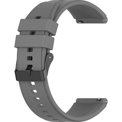 Techsuit Каишка за часовник за Huawei Watch GT 2 (46 мм)/GT 2 Pro/GT 3 Pro (46 мм)/Ultimate, Xiaomi Watch S1 - Каишка за часовник 22 мм (W026) - Сив