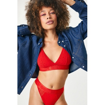 PINK STORM Lovecode Bralette červená