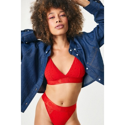 PINK STORM Lovecode Bralette červená