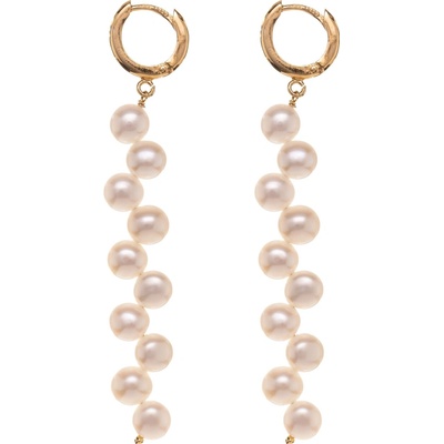 Alisia Jedinečné dlhé náušnice s pravými perlami AL5150.01.000