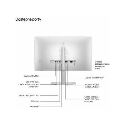 HP EliteStudio 8 G1i AI PC Intel Core Ultra 7 265 60, 5 cm (23.8) 1920 x 1080 px All-in-One PC 16 GB DDR5-SDRAM 512 GB SSD Windows 11 Pro Wi-Fi 7 (802.11be) Silver