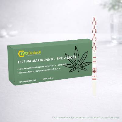 Alfa Scientific test na marihuanu THC z moči 1 - 50 ks 5 ks