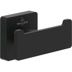 Villeroy & Boch Elements Striking - Двойна кука, матово черна TVA152012000K5 (TVA152012000K5)