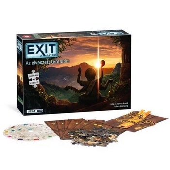 Piatnik Настолна игра Exit: The Lost Temple - игра и пъзел (P806599)