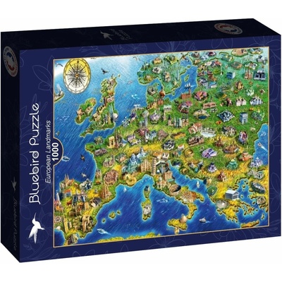 Bluebird European Landmarks 1000 dielov