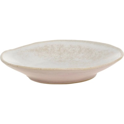 Chic Antique Béžovo-ružový rustikálny dezertný tanier Valence Dusty Rose 19 x 4 cm