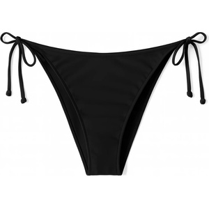 Hurley Дамско бикини долнище Hurley Women's Ribbon Regular Fit Solid Color Reversible Bikini bottom - Black (150-6425-0112)