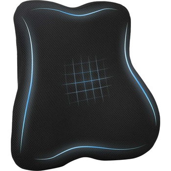 vidaXL Възглавница с възглавница Черно 40 x 40 x 11 см Мрежест (42012708)