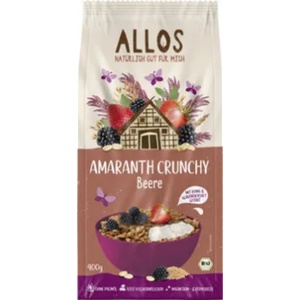 Allos Био амарант crunchy с горски плодове - 400 г