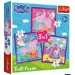 Trefl Puzzle - 3 in 1 - Peppa Pigs Habits Trefl 34893