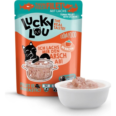 Loucky Lou Extrafood Adult Filet z tuniaka s lososom vo vývare 6 x 70 g