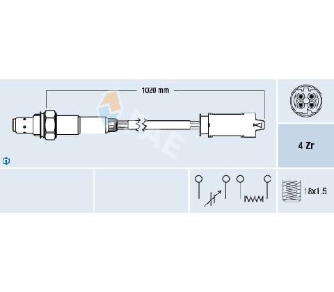 Lambda sonda FAE 77238