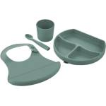 BabyJem Силиконов комплект за хранене BabyJem - Mint (728)