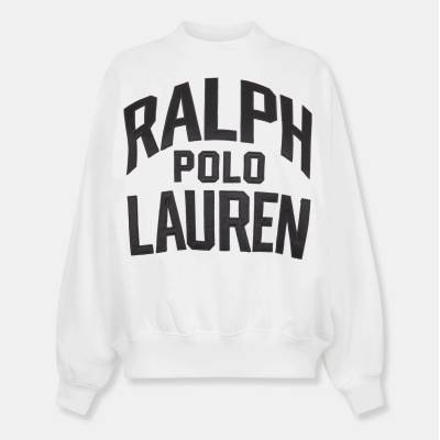 Ralph Lauren Блуза POLO RALPH LAUREN Women's Graphic Crew Sweatshirt - WHITE