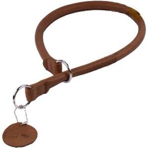COLLAR Кръгъл нашийник за куче - 60см, 13мм - кафяв