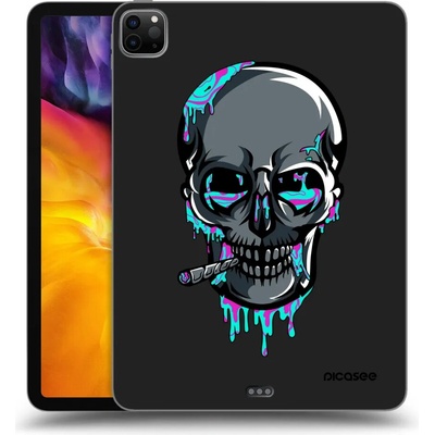Picasee silikónový čierny obal Apple iPad 11 2022 M2 4.generace EARTH Lebka 3.0