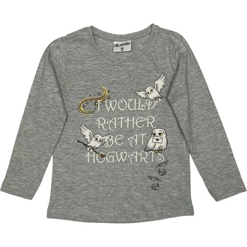 Image 1 of EPlus Момическа тениска с дълъг ръкав - Хари Потър Хедуиг сива Размер - деца: 116