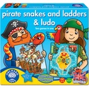 Orchard Toys Pirátské Žebříky a Hadi & Pirát Ludo