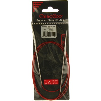ChiaoGoo Red Lace 120cm 3mm – Sleviste.cz