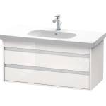 Duravit Ketho - Шкафче за умивалник 48x100x46 см, 2 чекмеджета, лъскаво бяло KT664802222 (KT664802222)
