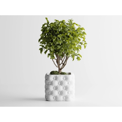 Ваза Chesterra Голяма, 136x136xH118мм- Бял Мат