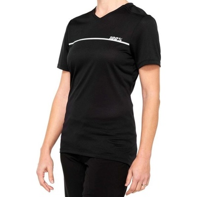 100% RIDECAMP Women's Short Sleeve Black/Grey