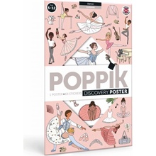 POPPIK Vzdělávací samolepkový plakát Tanec