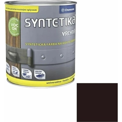 Chemolak Syntetika S 2013 vrchná farba hnedá gaštanová/2880 0,6 l