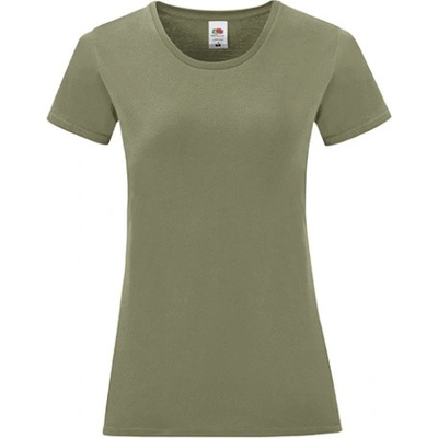 Fruit of the Loom Dámske triko 61 432 0 Classic Olive