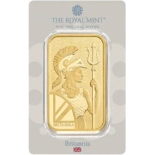 The Royal Mint zlatý slitek Britannia 100 g