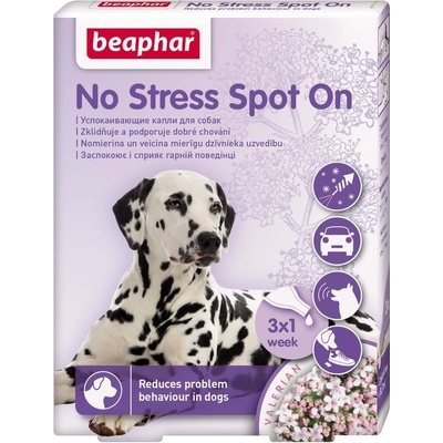 Beaphar No Stress Pipeta pro uklidnění, odstranění stresu, úzkosti pes 3 x 0,7 ml