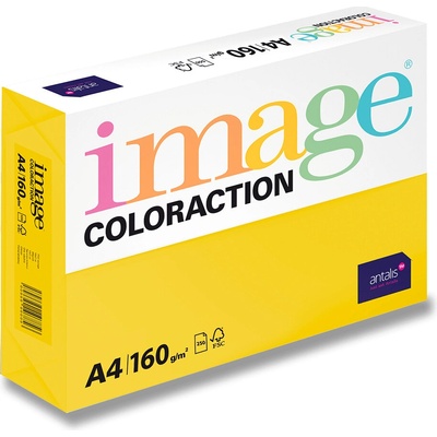 Papír Image Coloraction A4 160 g 250 Sevilla sytá žlutá IG50