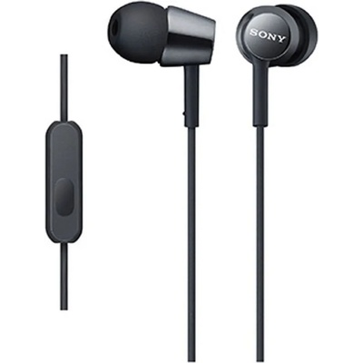 Sony Слушалки Sony - MDR-EX155AP, черни (MDREX155APB.AE)
