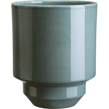 Bergs Potter Кашпа Hoff гланцирана 21 см синьосива (HOCMB21P)