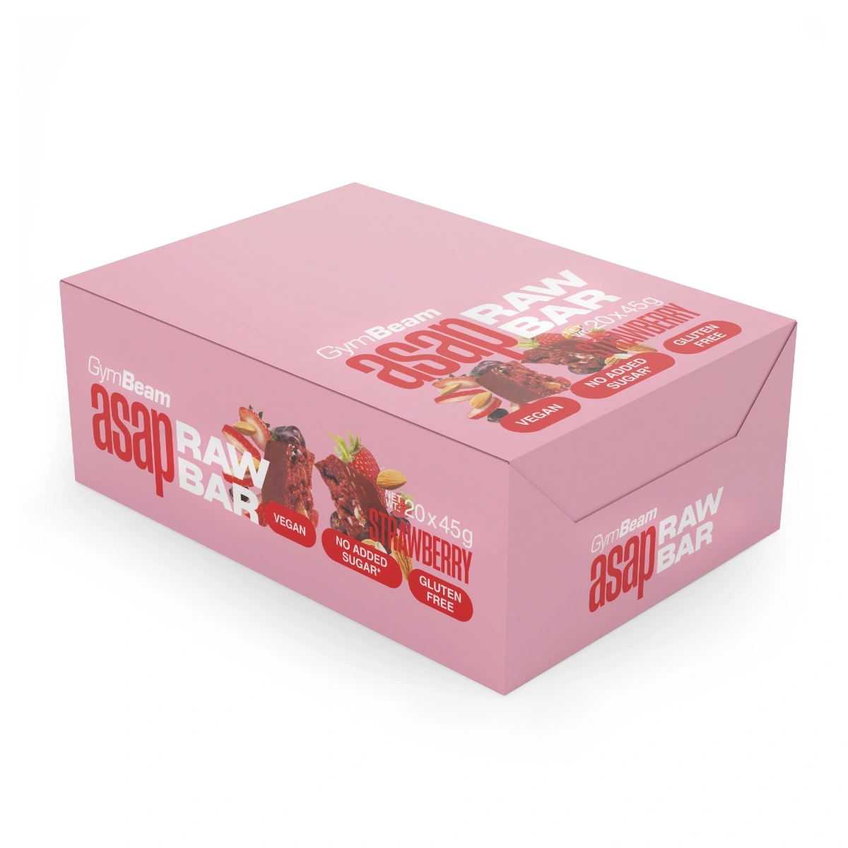 GymBeam ASAP Raw Bar 20 x 45 g ягода
