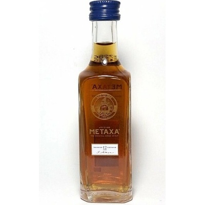Metaxa 12* 40 % 0,05 l (holá láhev)