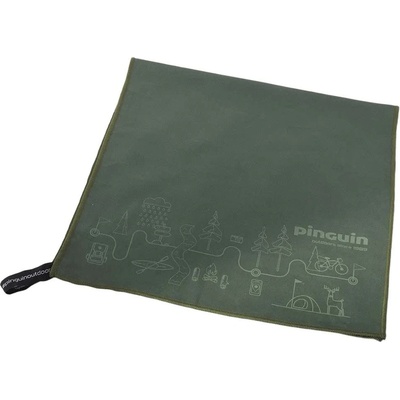 Pinguin Хавлиена кърпа Pinguin Map 2023 towel - Green / Grey (Grey)