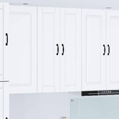 vidaXL Стенен шкаф PORTO Бяло 30 x 31 x 100 см Инженерна дървесина (885455)