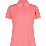 CMP Дамска поло тениска CMP Women's Polo Stretch Piquet Polo shirt - Coral - размер 46 (EU) (916-1606-0917)