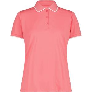 CMP Дамска поло тениска CMP Women's Polo Stretch Piquet Polo shirt - Coral - размер 46 (EU) (916-1606-0917)