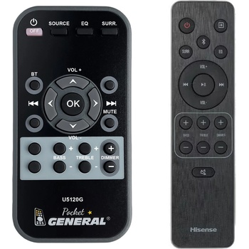 GENERAL Hisense u5120g - дистанционно управление дубликат (u5120g)