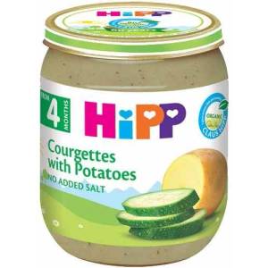 Hipp Био пюре Hipp - Tиквички и картофи, 125 g (4022) - baby