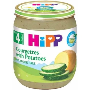 Hipp Био пюре Hipp - Tиквички и картофи, 125 g (4022) - baby