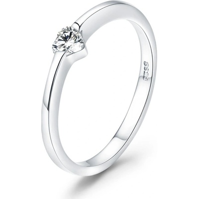 Olivie strieborný prsteň Srdiečko 3394