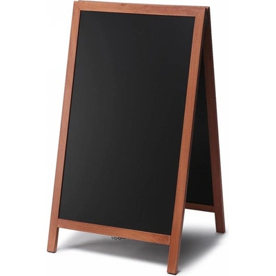 Jansen Display Dřevěné áčko s křídovou tabulí 68 x 120 cm / světle hnědá