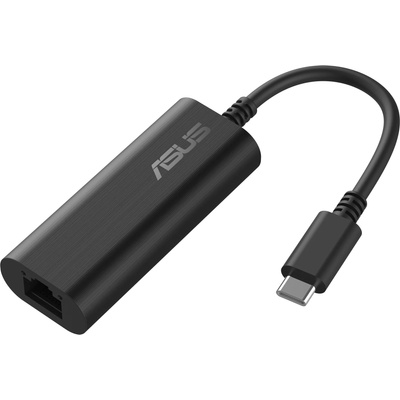 USB-C2500 V2, USB-Type C, RJ45, 2.5G-1G-100Mbps, черен (90IG0A60-MW0L0V)