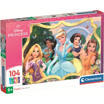 Clementoni Детски пъзел Clementoni от 104 части - Принцесите на Дисни (25058)